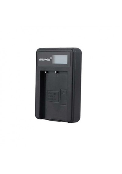 Camera Battery Charger with Screen for  EN-EL9 Black  